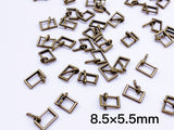 B149 Mini Basic Style 8.5×5.5mm 5.5×5mm Metal Pin Buckle Doll Clothes Sewing Craft Supply For 12" Fashion Dolls Like FR PP Blythe BJD