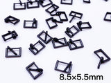 B149 Mini Basic Style 8.5×5.5mm 5.5×5mm Metal Pin Buckle Doll Clothes Sewing Craft Supply For 12" Fashion Dolls Like FR PP Blythe BJD