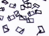 B149 Mini Basic Style 8.5×5.5mm 5.5×5mm Metal Pin Buckle Doll Clothes Sewing Craft Supply For 12" Fashion Dolls Like FR PP Blythe BJD