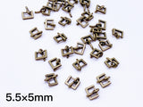 B149 Mini Basic Style 8.5×5.5mm 5.5×5mm Metal Pin Buckle Doll Clothes Sewing Craft Supply For 12" Fashion Dolls Like FR PP Blythe BJD