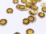 B154 Daisy Flower 8mm Doll  Buttons Sewing Craft Doll Clothes Making Sewing Supply