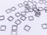 B155 Square 6×6/8×8mm Tiny Mini Buckles Connector Doll Sewing Doll Craft Supply Doll Clothes Making