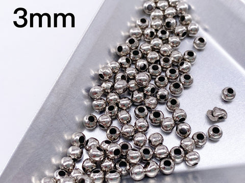 Metal Beads 6mm Twisted Design Metal Spacer Beads - TC5607 - Qty 10