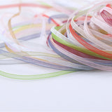 R020 Organza Ribbon Multi Colors 3mm Skinny Ribbon Sewing Craft Doll Clothes Making Sewing Supply