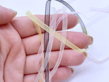 R020 Organza Ribbon Multi Colors 3mm Skinny Ribbon Sewing Craft Doll Clothes Making Sewing Supply