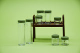 D055 Clear Glass Looking Storage Kicthen Food Jars Set Dollhouse Miniature Display For 1/6 Scale Dolls