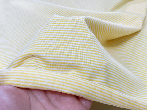 F002 1mm Tiny Stripes 4540cm Stretchy Fabric Doll Sewing Craft