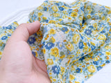 F060 Floral Chiffon Fabric 45×35cm For Doll Clothes Sewing Doll Craft Sewing Supplies For 12" 16" Fashion Dolls